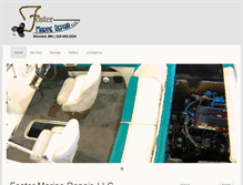 Tablet Screenshot of fostermarinerepair.com